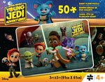Star Wars - Young Jedi Adventures - 50 Piece Floor Puzzle Puzzle Perfect for Game Nights - Jumbo Pieces - Finished Size is 3ft x 2ft