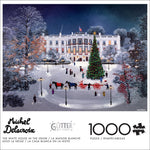 Michel Delacroix: The White House in the Snow 1000 Piece Puzzle