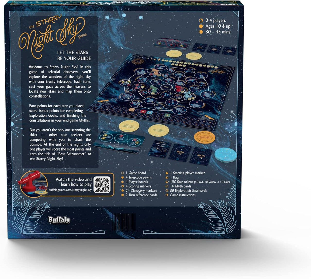 Starry Night Sky Game - Constellation Exploration Board Game