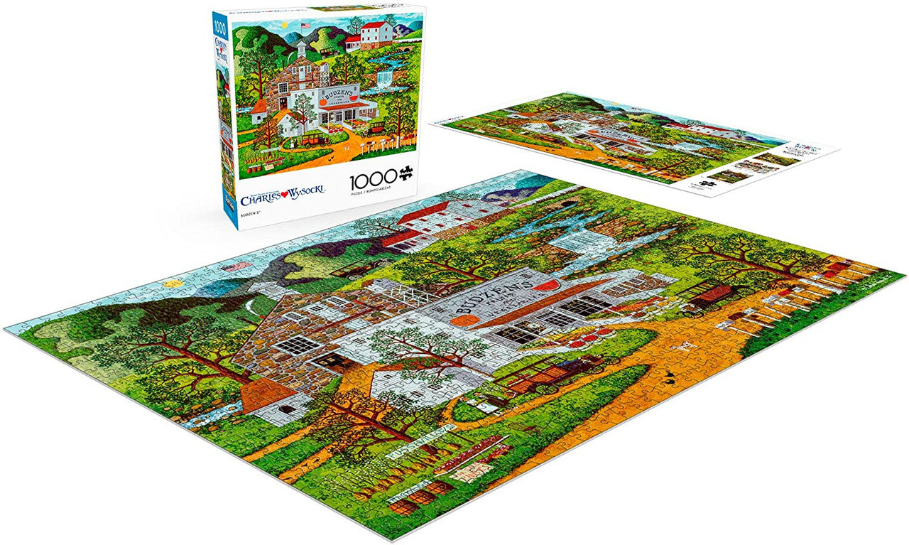 Charles Wysocki: Budzens 1000 Piece Jigsaw Puzzle