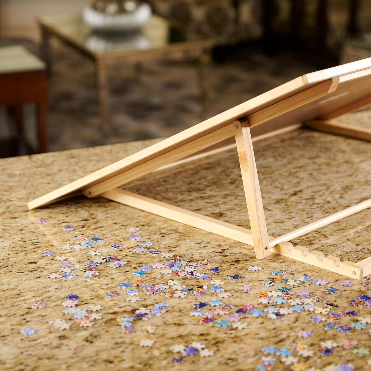 Pre-Assembled Wooden Easel Puzzle Board / Puzzle Table - Puzzle Size up to 2000 Pieces