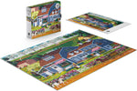 Charles Wysocki: Prairie Wind Flowers 1000 Piece Puzzle - Silver Select: Giftable Box With Silver Foil Accents