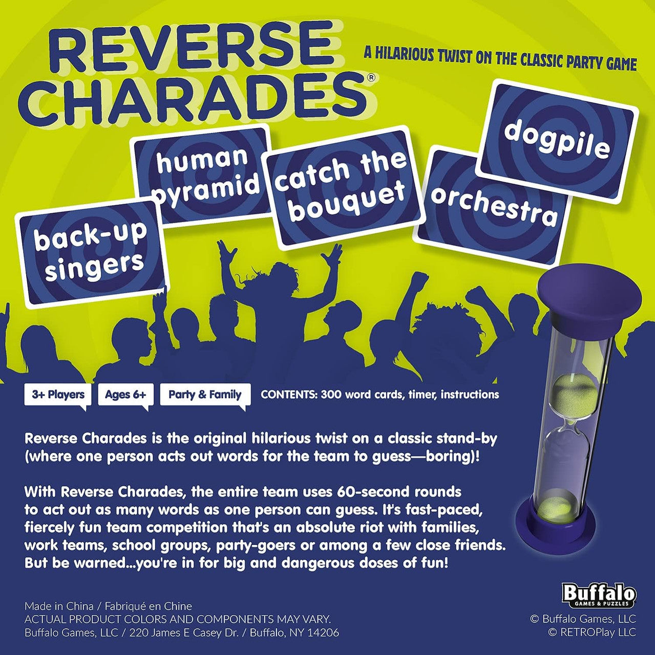 Reverse Charades: Hilarious Twist on the Classic Party Game: Team Act Out Words