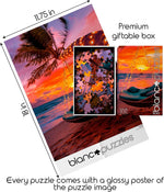 blanc - MALDIVES SUNSET 300 Piece Puzzle