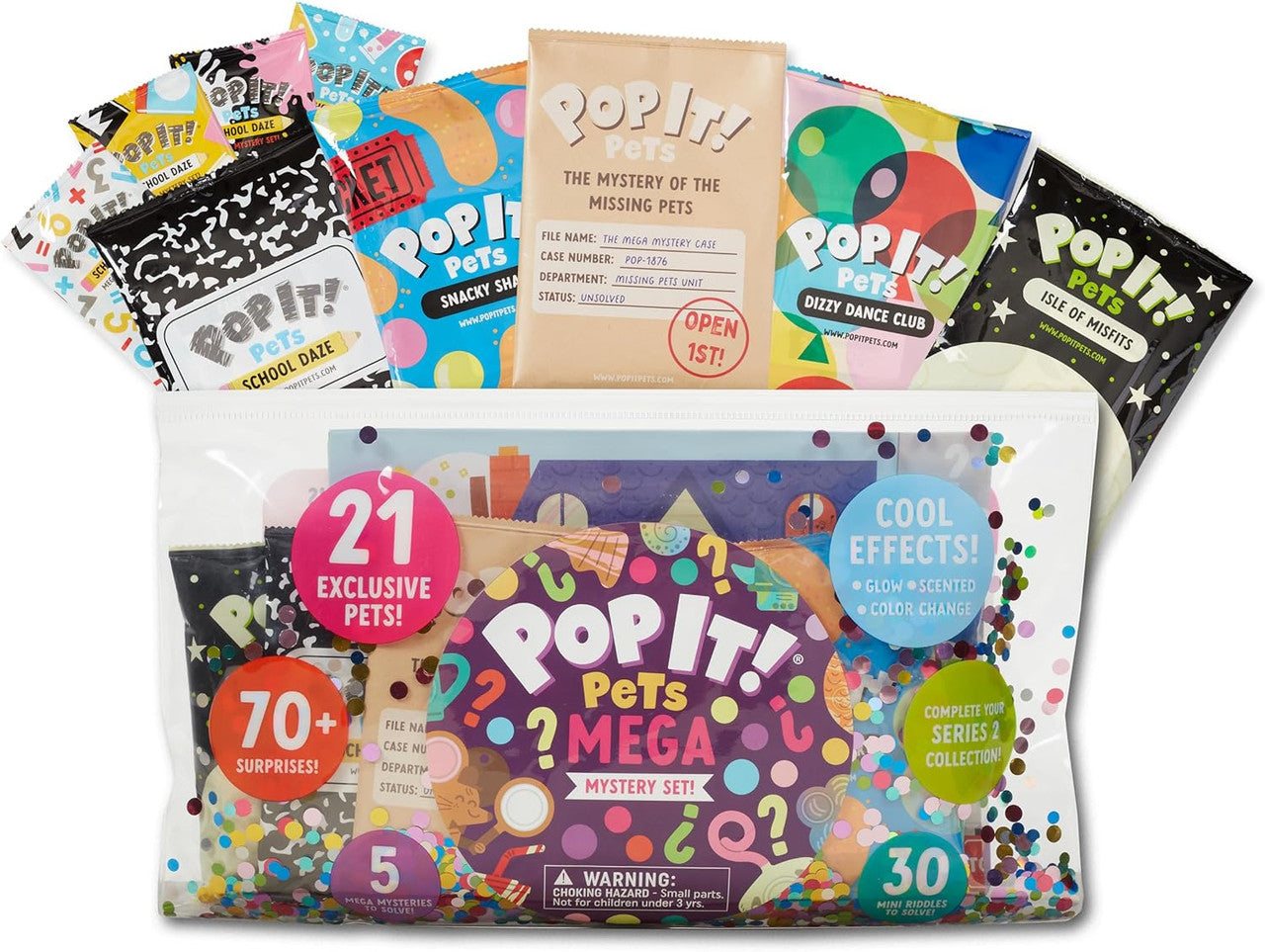 Pop It! Pets Mega Pack Season 2: Collectable Pets: Sensory Fidget Toy