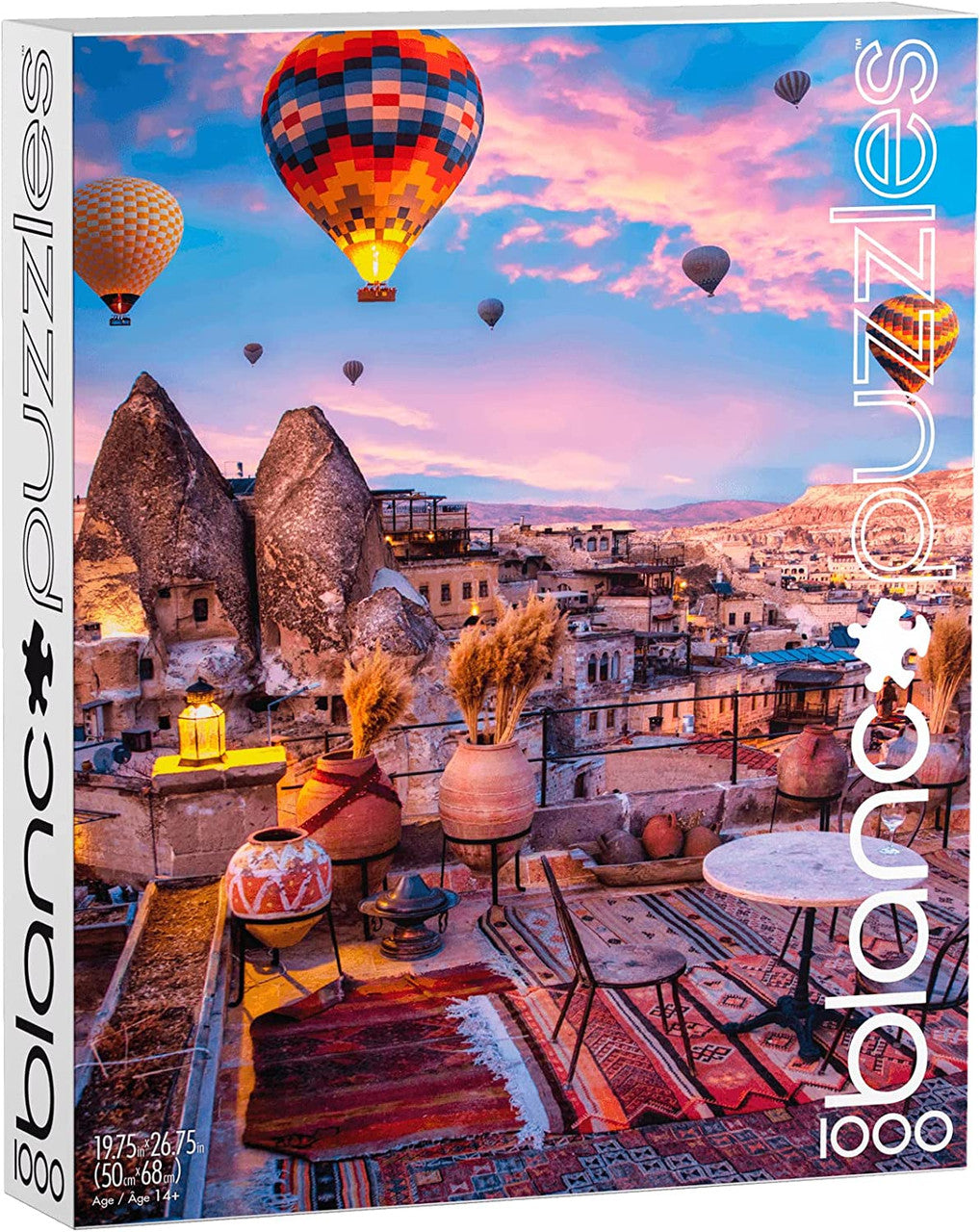 blanc - Series D: Cappadocia Hot Air Balloons 1000 Piece Jigsaw Puzzle