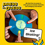 Press to Guess - Interactive Category Guessing Game | Electronic Game Board for Up to 6 Players | Guess, Challenge, and Win! Perfect for Ages 8+