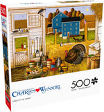 Charles Wysocki AMERICANA: Turkey in the Straw 500 Piece Jigsaw Puzzle