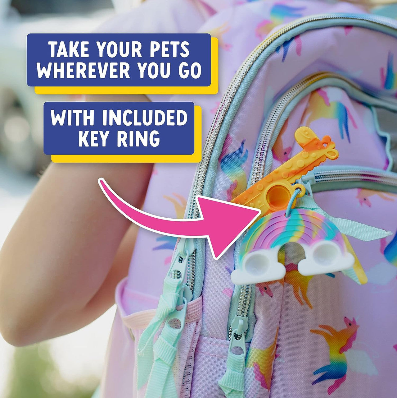 Pop It! Pets Collectables Season 1 - Mystery Bag : Fidget and Sensory Toy