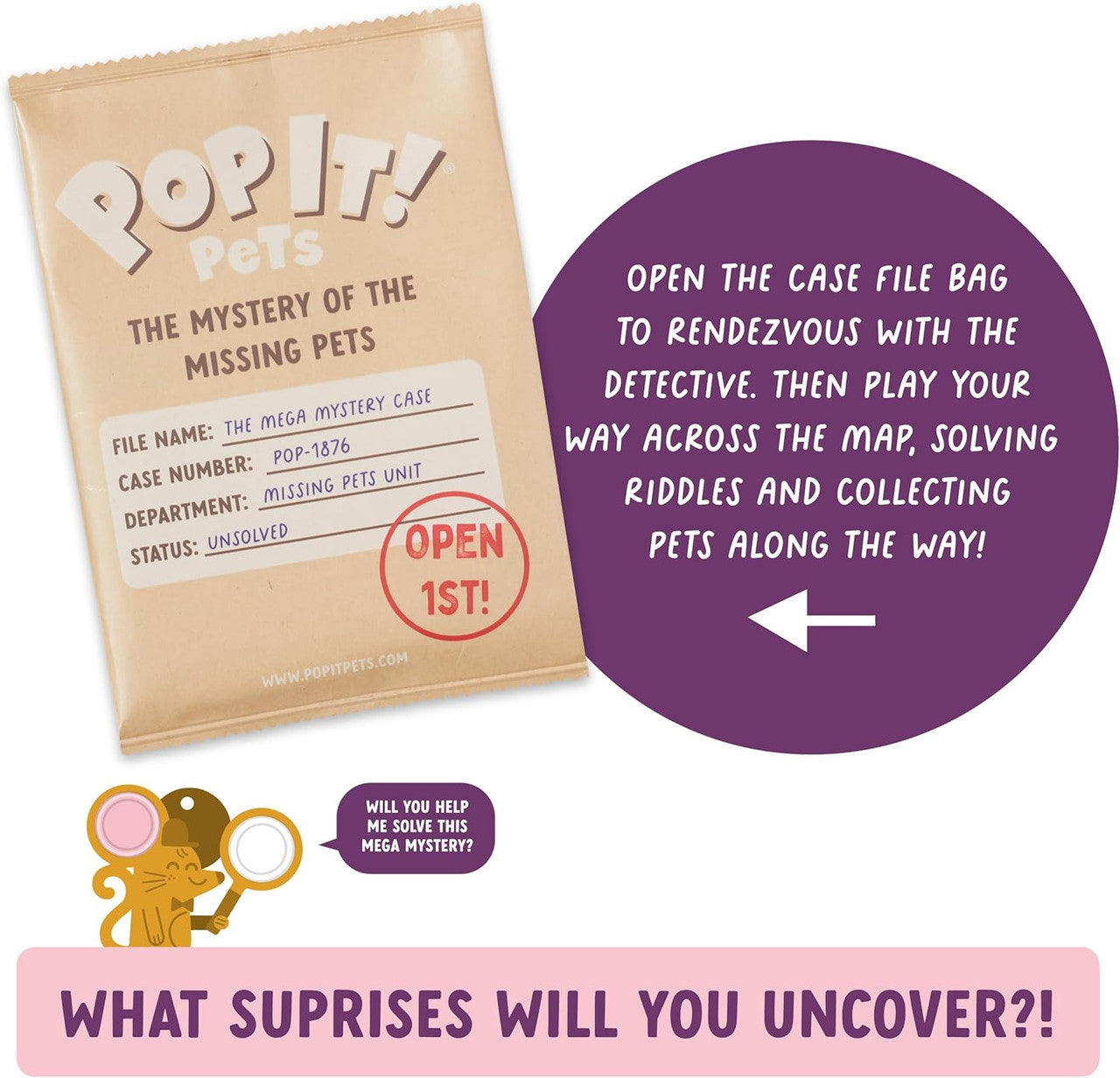Pop It! Pets Mega Pack Season 2: Collectable Pets: Sensory Fidget Toy