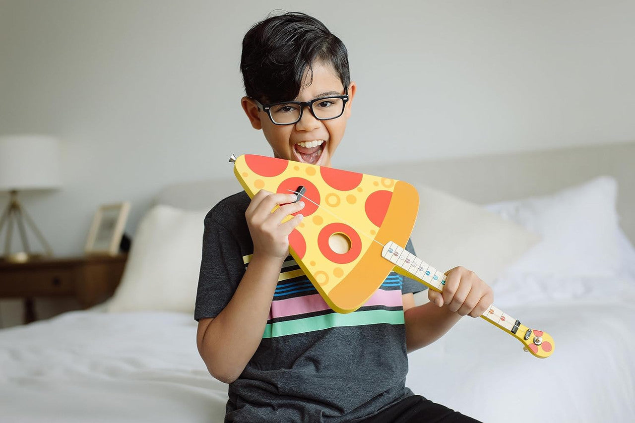 Tinkertar  - Pizza Guitar - 1 Stringed Guitar for Kids: Intro to Music