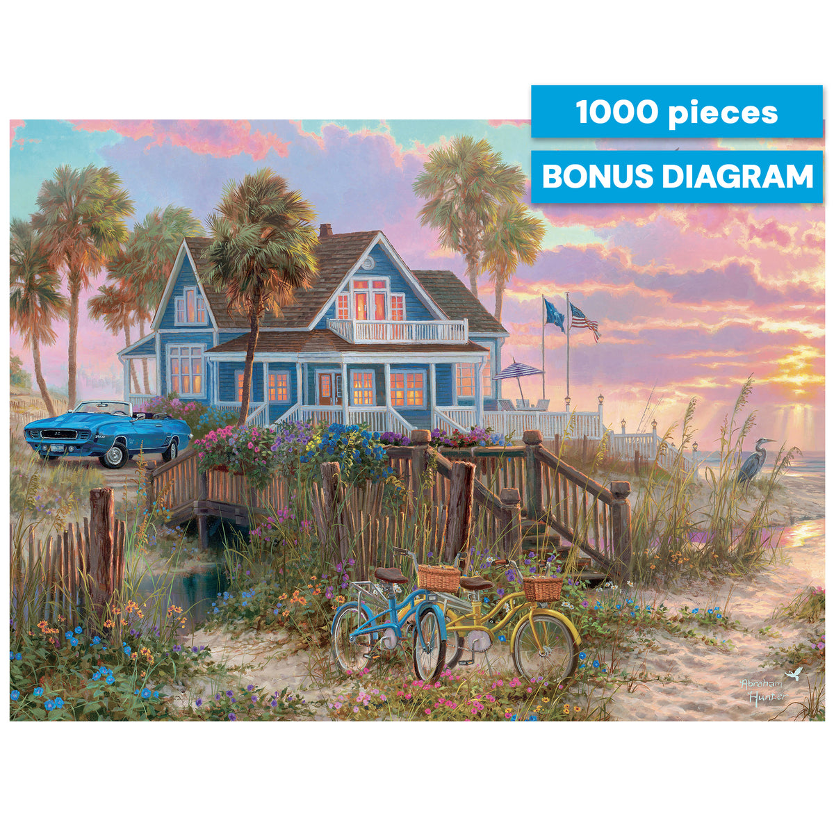 Abraham Hunter: Beach Life 1000 Piece Puzzle