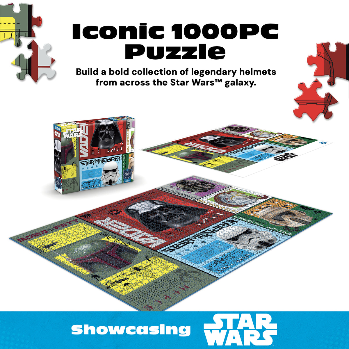 Star Wars Helmets 1000 Piece puzzle for Adults - Sapphire Select