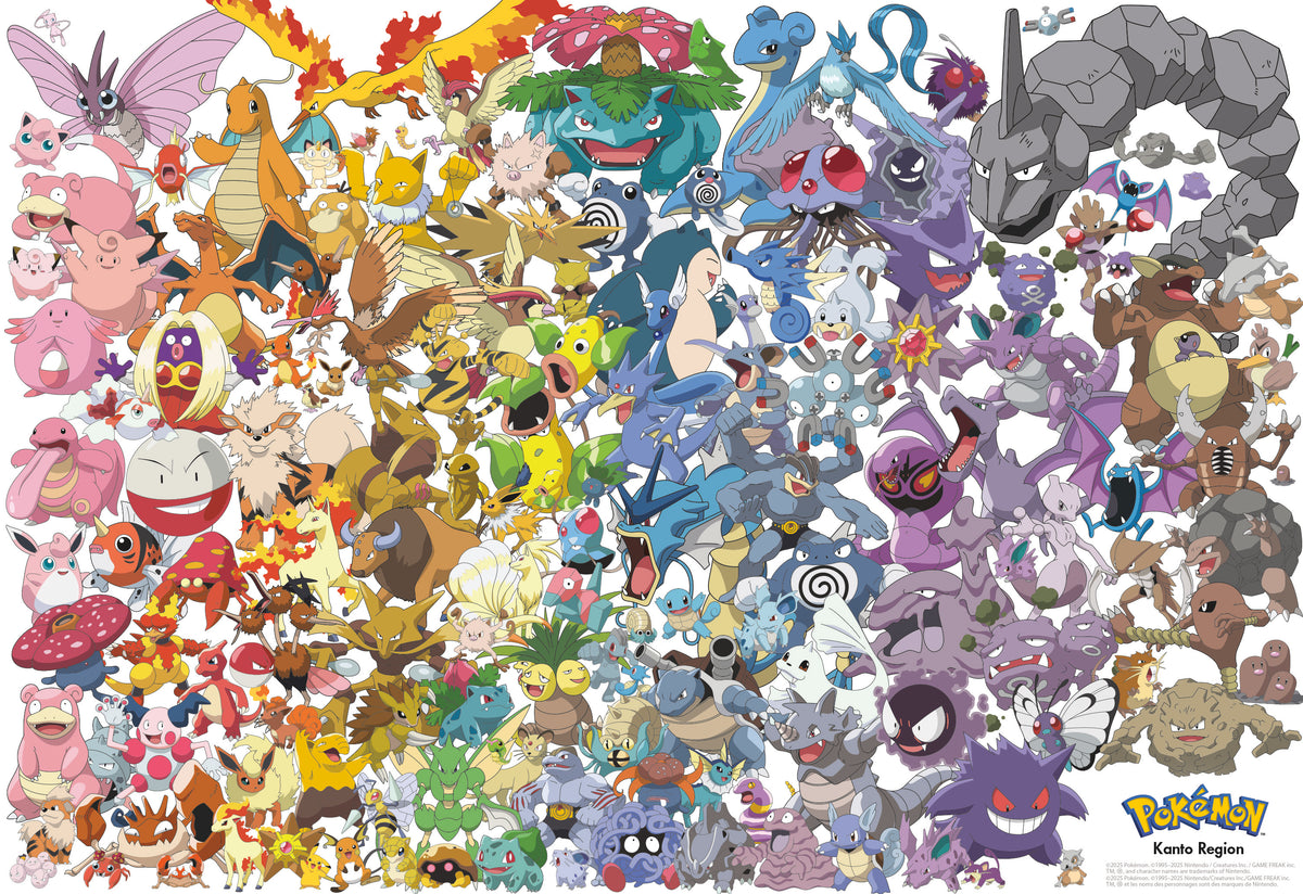 Pokémon Silver Select Kanto 151 Jigsaw Puzzle 2000 Piece