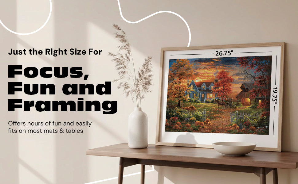 Abraham Hunter: Autumn Lights 1000 Piece Puzzle