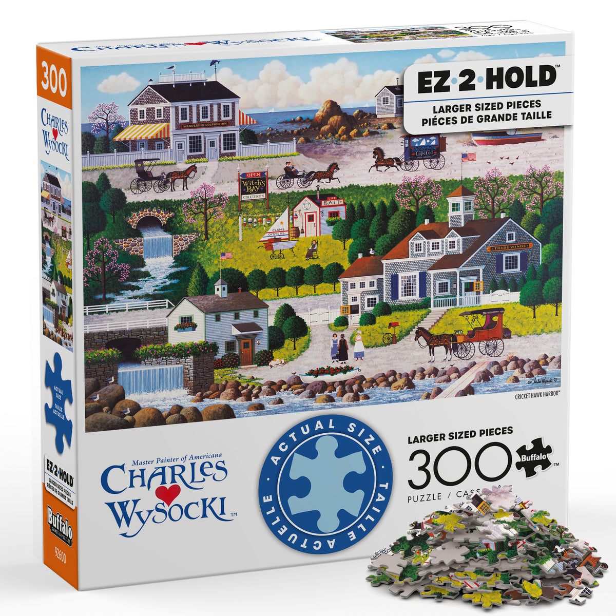 Charles Wysocki: Cricket Hawk Harbor 1000 Piece Puzzle