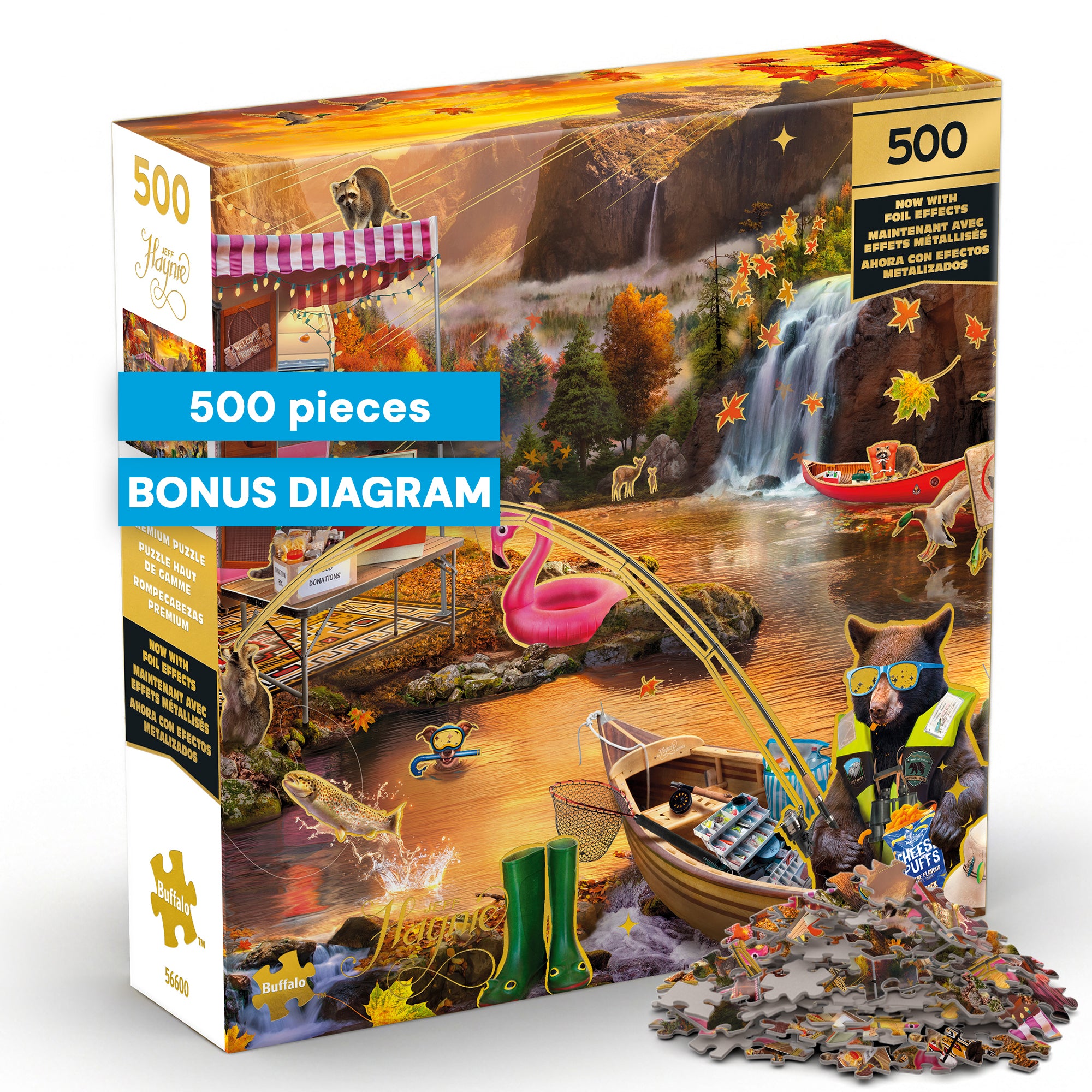 Gold Collection: Animal Campers 500 Piece Puzzle