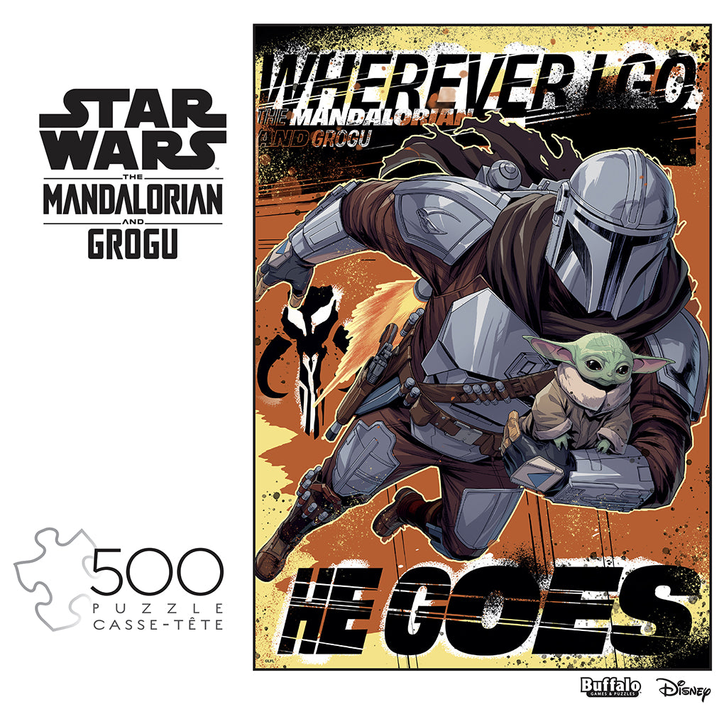Star Wars: The Mandalorian and Grogu 500 Piece Jigsaw Puzzle