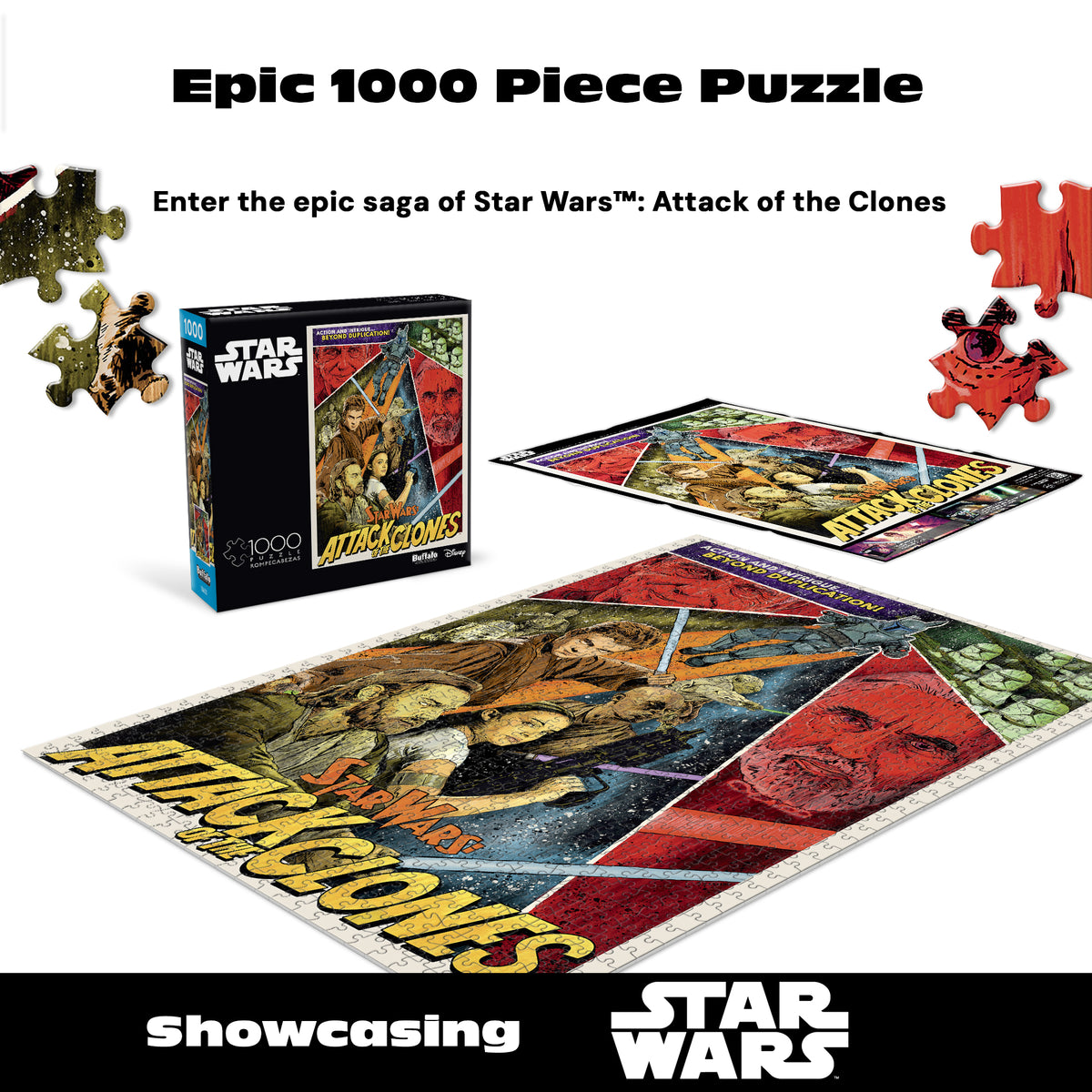Star Wars™ Attack of the Clones -  1000 Piece Jigsaw Puzzle
