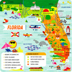 Little Buffalo State Puzzle 49-Piece Florida Jigsaw Puzzle - Kids Puzzles: Ages 4+