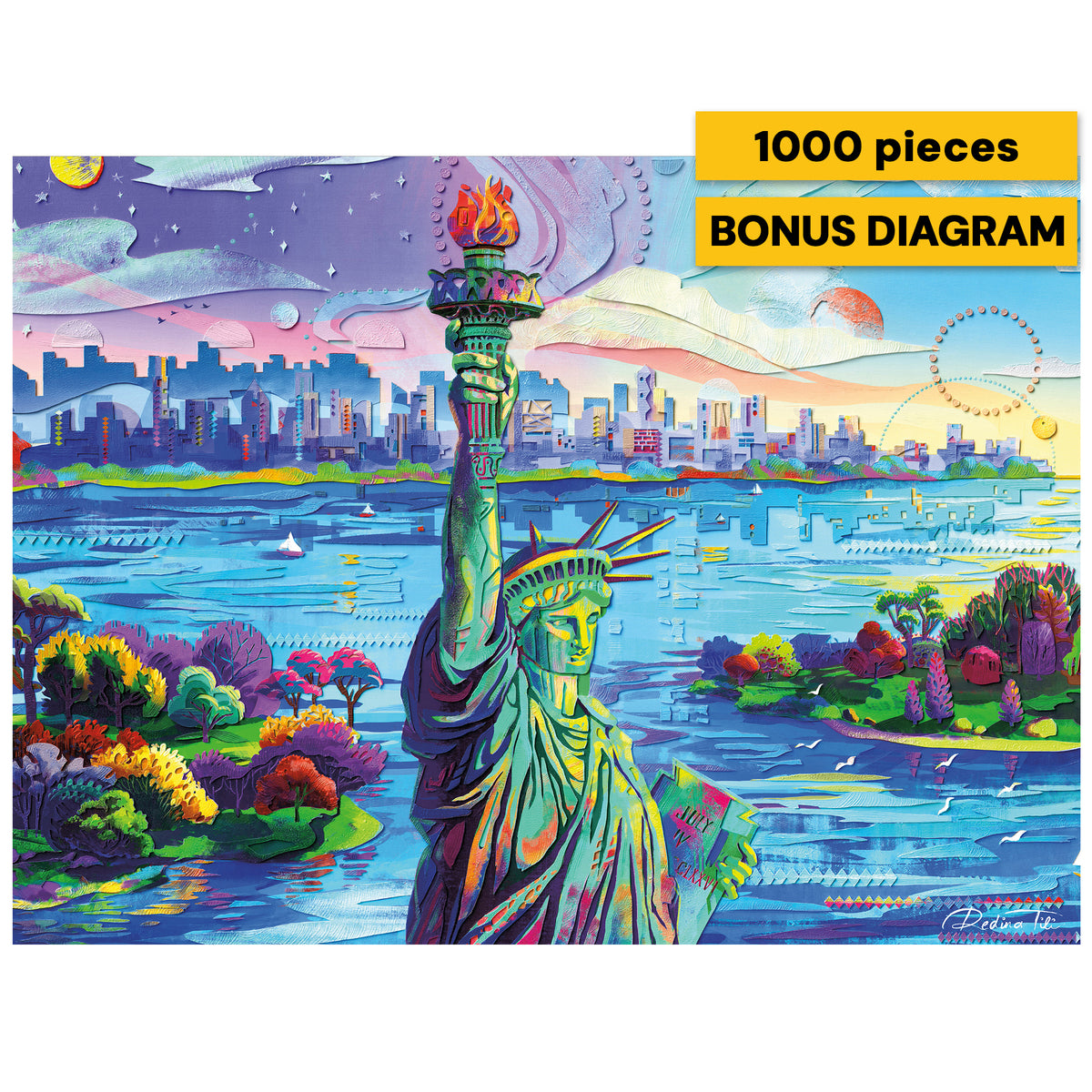 Gold Collection: Celebrate Liberty 1000 Piece Puzzle