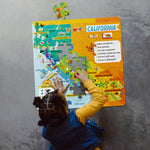 Little Buffalo State Puzzle 49-Piece California Jigsaw Puzzle - Kids Puzzles: Ages 4+