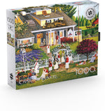 Charles Wysocki - Love 1000 Piece Puzzle (Silver Select Edition - Giftable package with silver foil accents)