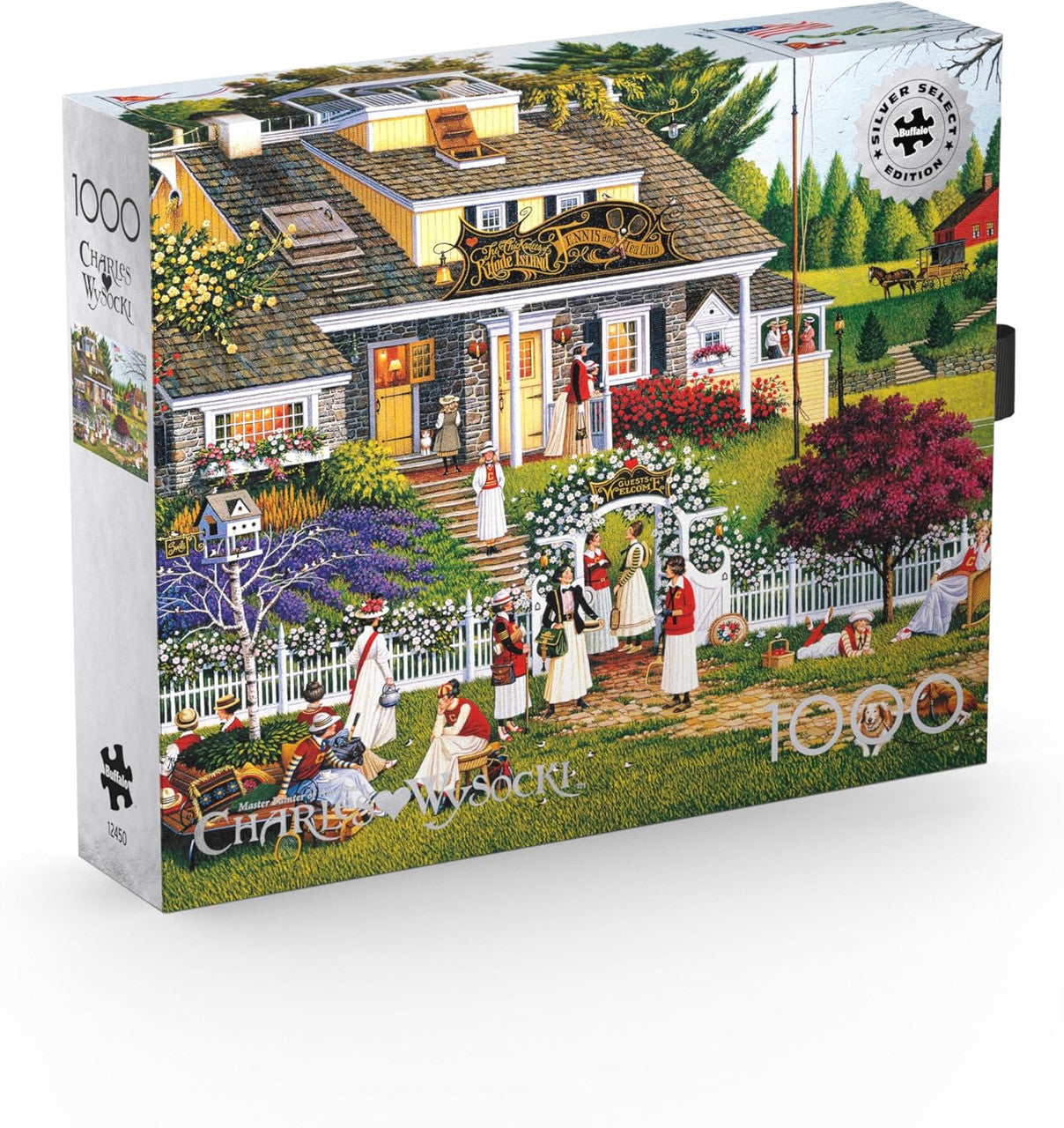 Charles Wysocki - Love 1000 Piece Puzzle (Silver Select Edition - Giftable package with silver foil accents)