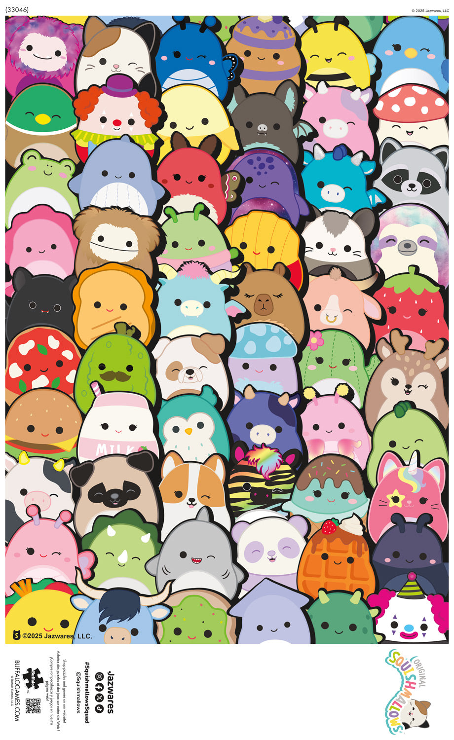 Squishmallows Collage - 500 Piece Jigsaw Puzzle