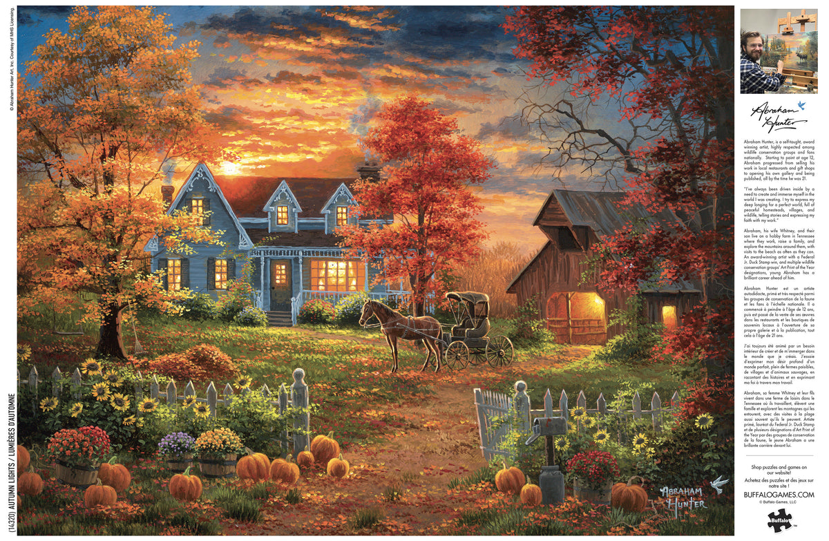 Abraham Hunter: Autumn Lights 1000 Piece Puzzle