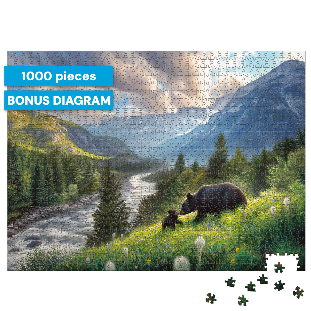 Charles Black: Mountain Momma 1000 Piece Puzzle