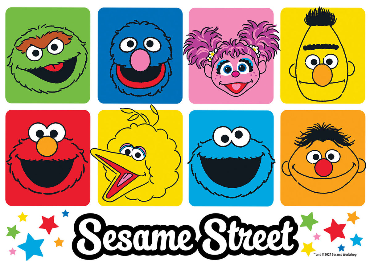 Sesame Street Multipack 4 in1 Kids Puzzles 48-piece, 72-piece, 100-piece Puzzles