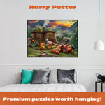 Ceaco Silver Select - Thomas Kinkade Harry Potter - Hagrid’s Hut - 1000 Piece Silver Select Jigsaw Puzzle