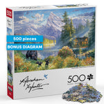 Abraham Hunter Mountain Morning 500 Piece Jigsaw Puzzle