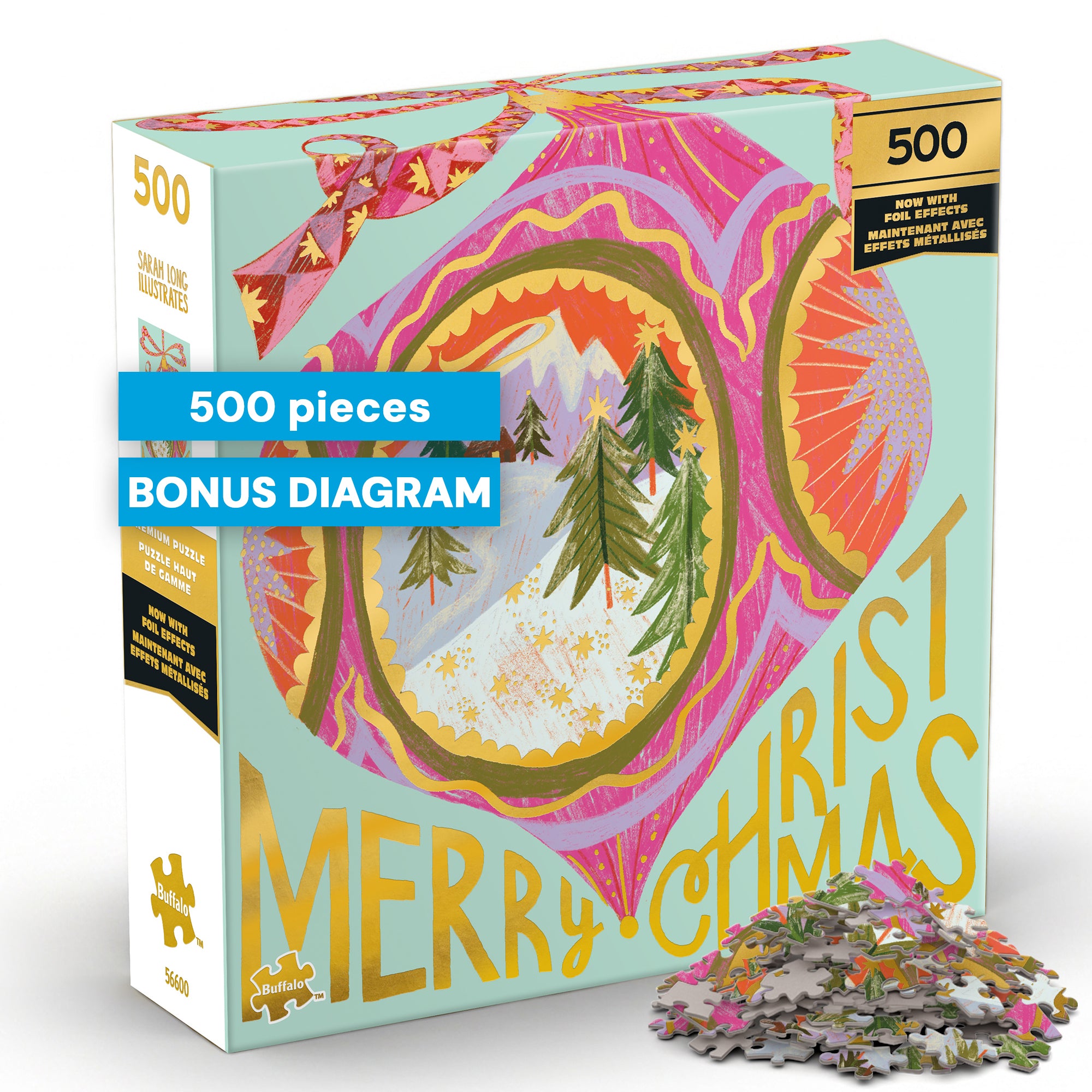 Gold Collection: Christmas Bauble 500 Piece Puzzle