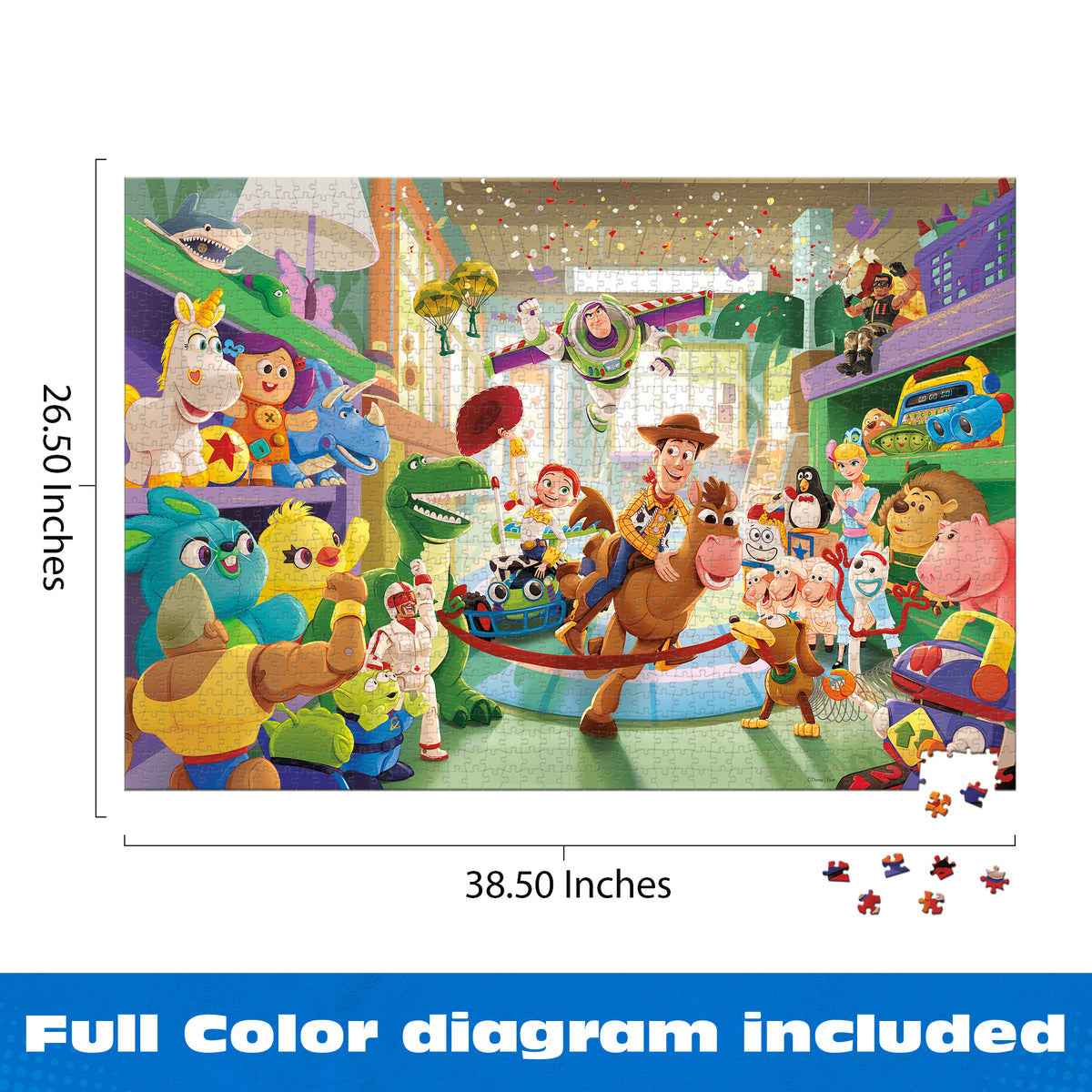 Ceaco: Silver Select: Giddy-up! Toy Story 2000 Piece Puzzle