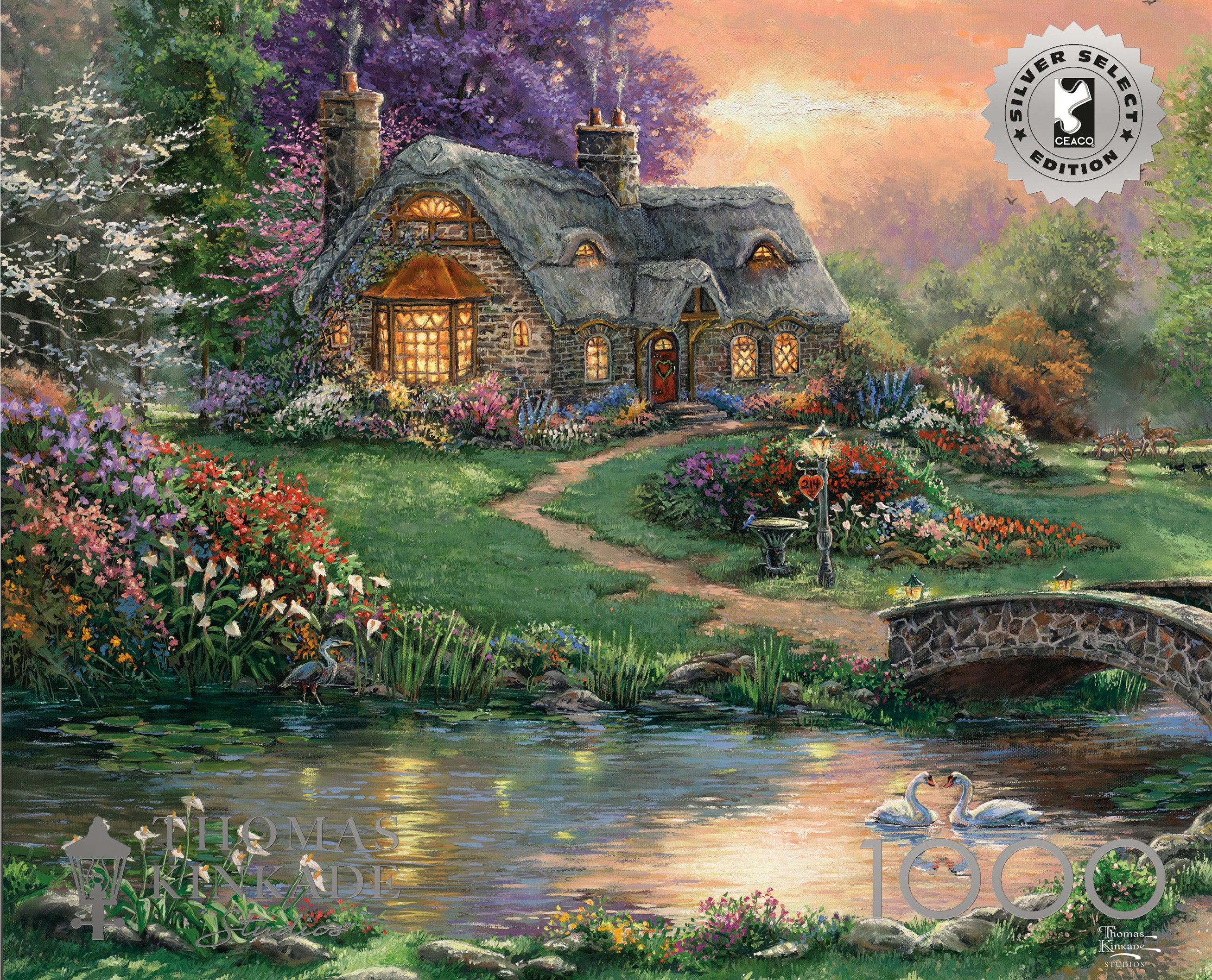 Silver Select: Thomas Kinkade Sweetheart Retreat 1000 Piece Puzzle