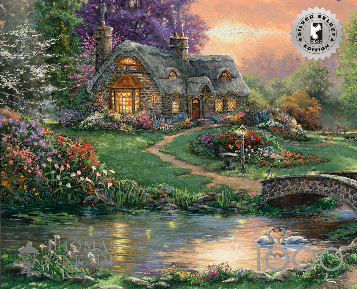 Silver Select: Thomas Kinkade Sweetheart Retreat 1000 Piece Puzzle