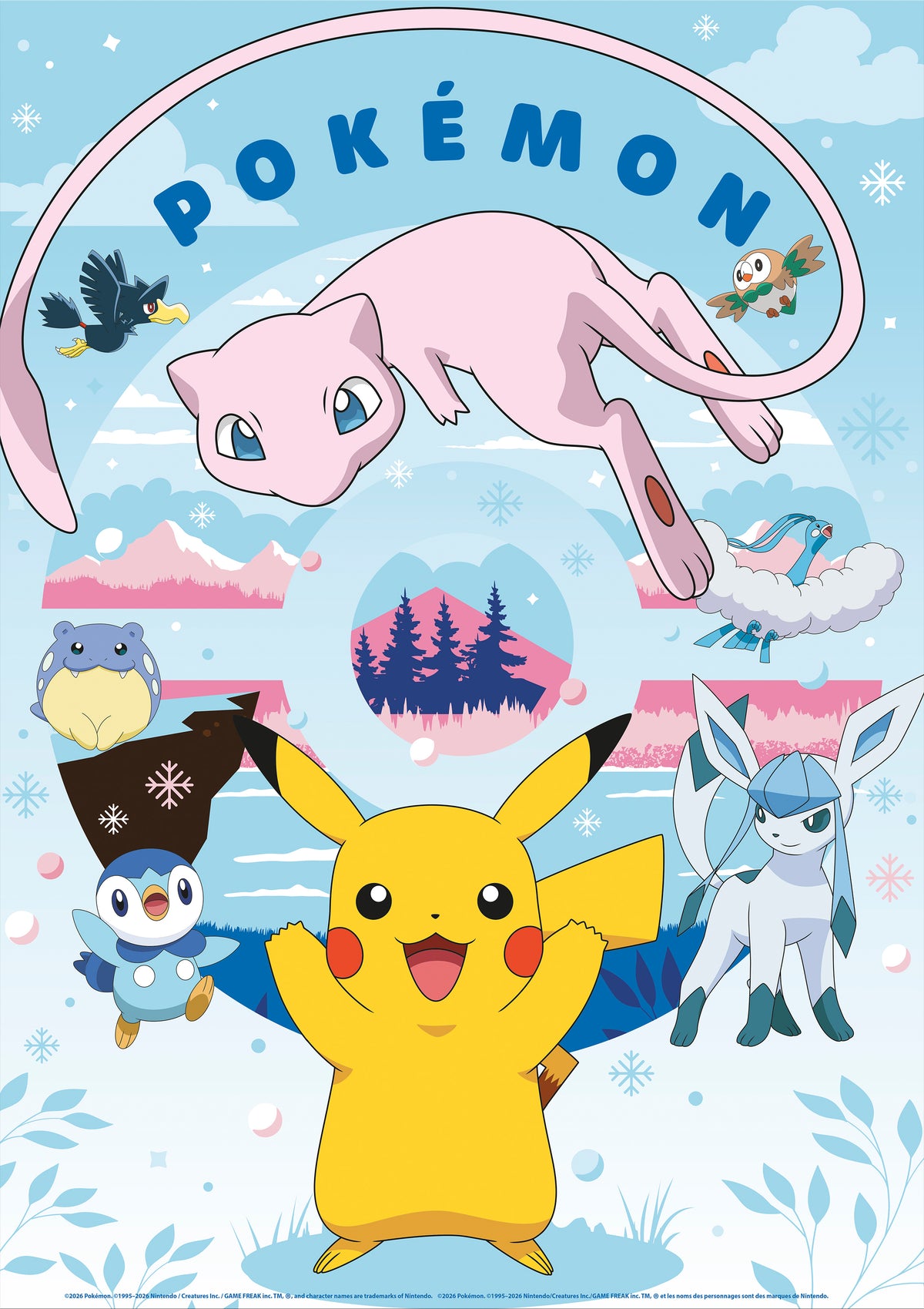 Pokemon: Winter Frolic 300 Piece Jigsaw Puzzle