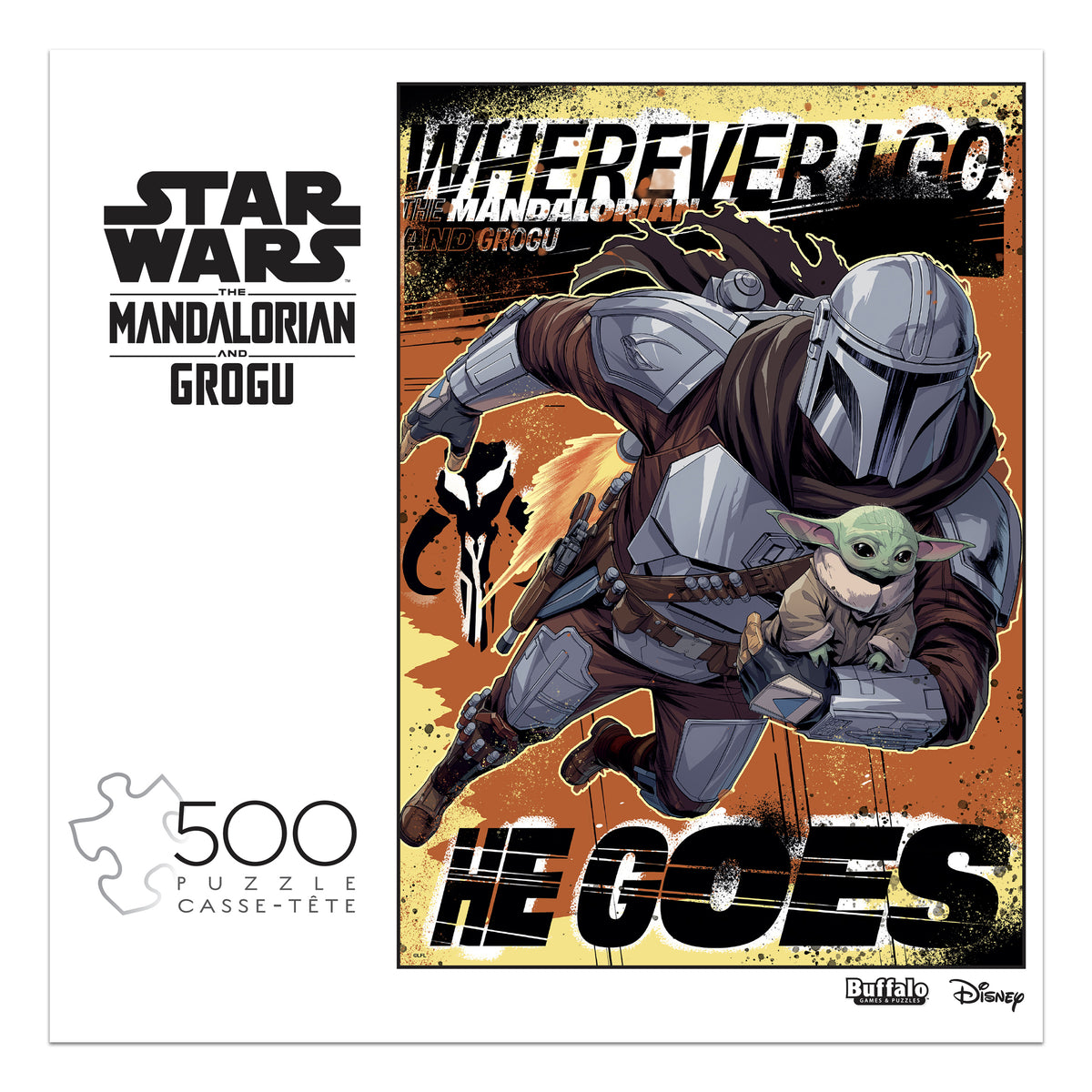 Star Wars: The Mandalorian and Grogu 500 Piece Jigsaw Puzzle