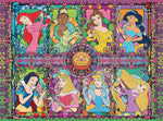Ceaco Puzzle: Disney: Stained Glass Princess 1000 Piece Puzzle (Silver Select: Giftable package with silver foil accents)