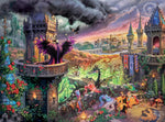 Ceaco Puzzle: TK Disney: Maleficent 1000 Piece Puzzle (Silver Select: Giftable package with silver foil accents)
