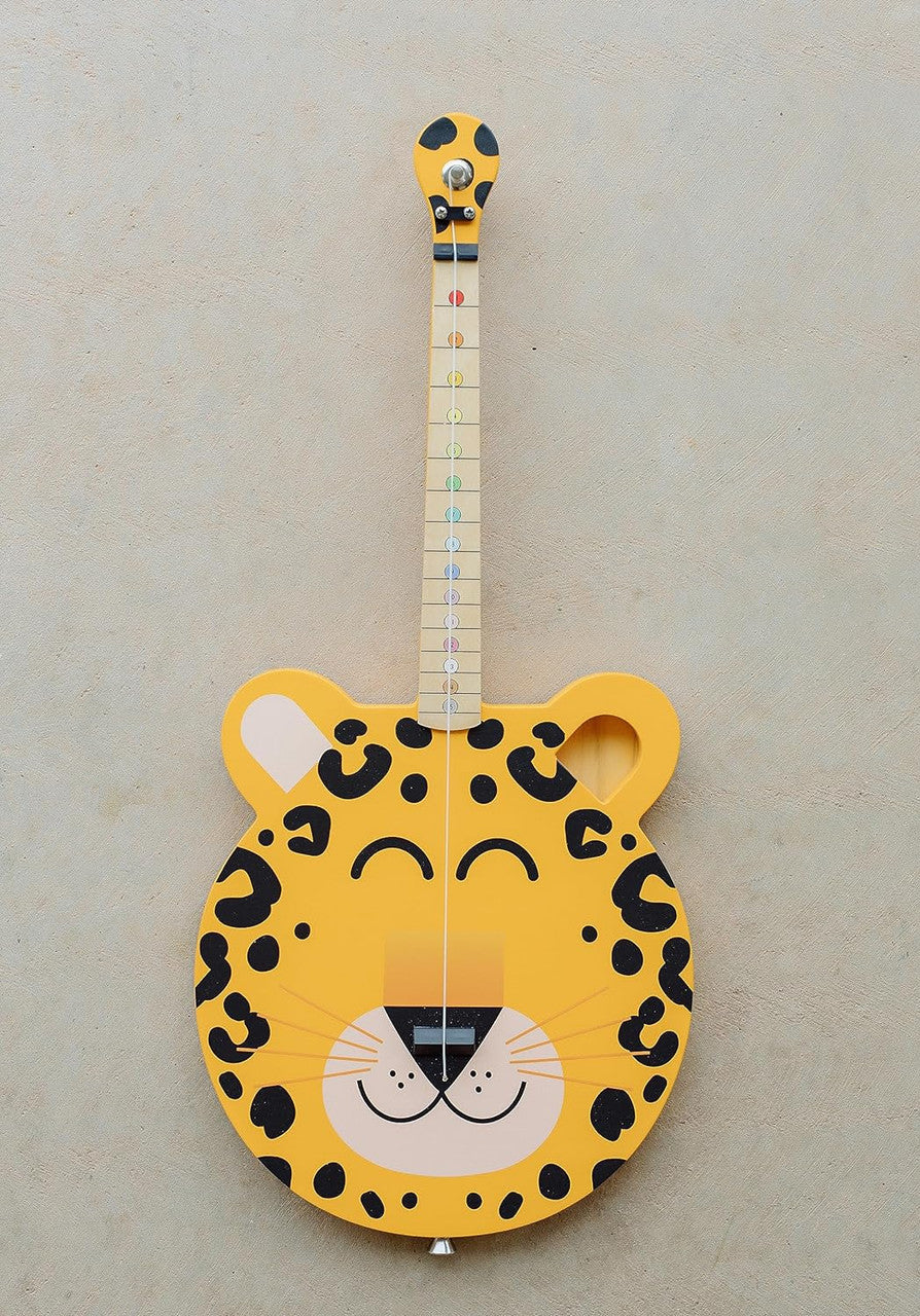 Tinkertar - Leopard Guitar - 1 Stringed Guitar for Kids: Intro to Music
