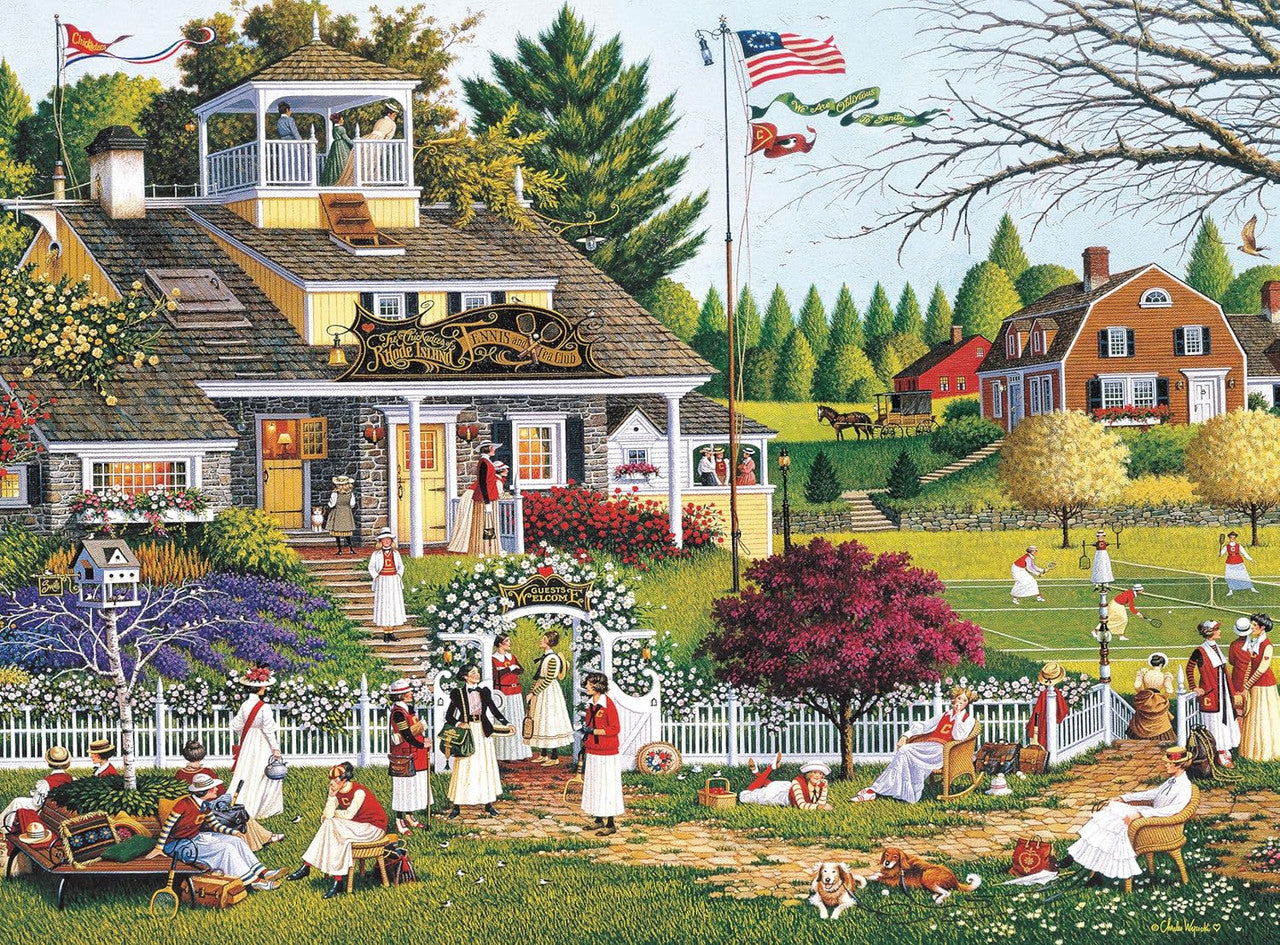 Charles Wysocki - Love 1000 Piece Puzzle (Silver Select Edition - Giftable package with silver foil accents)