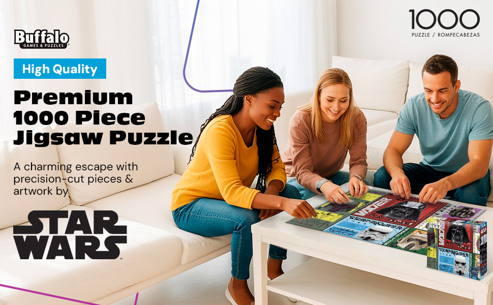 Star Wars Helmets 1000 Piece puzzle for Adults - Sapphire Select