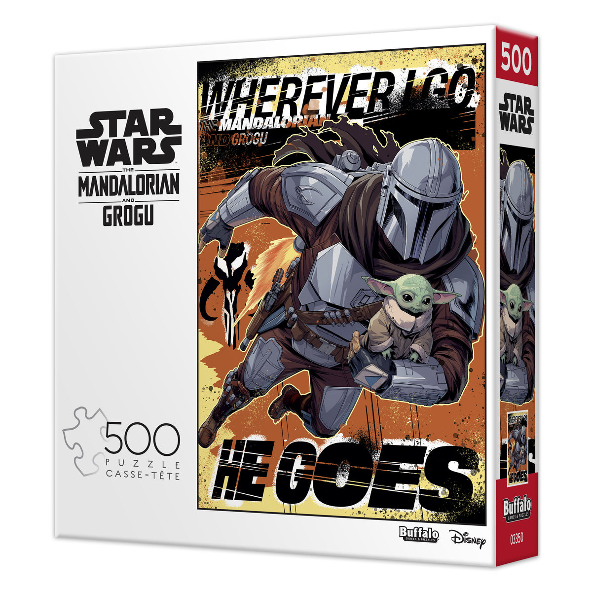 Star Wars: The Mandalorian and Grogu 500 Piece Jigsaw Puzzle