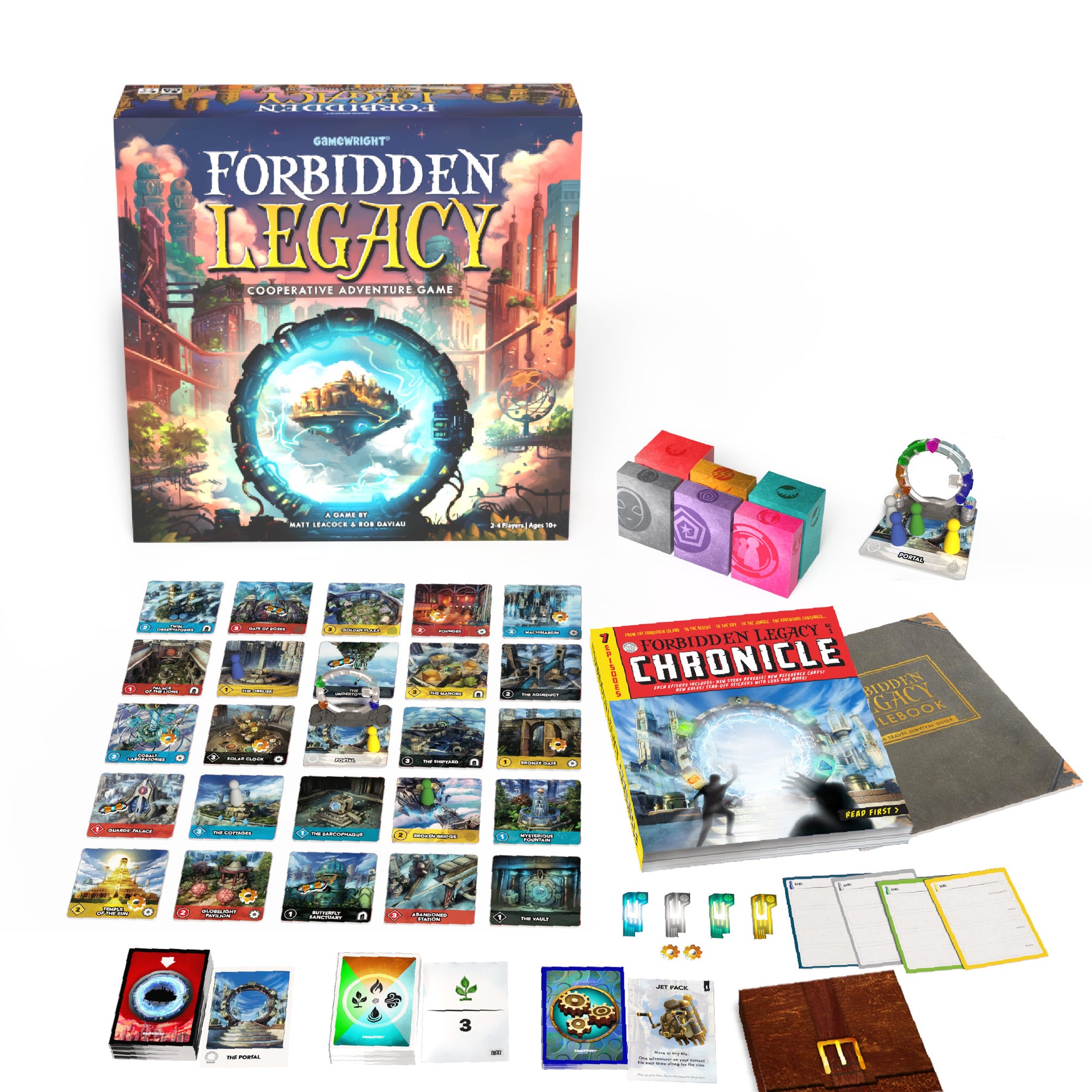 Forbidden Legacy Board Game – Legacy Adventure Game for Families, Teens & Adults