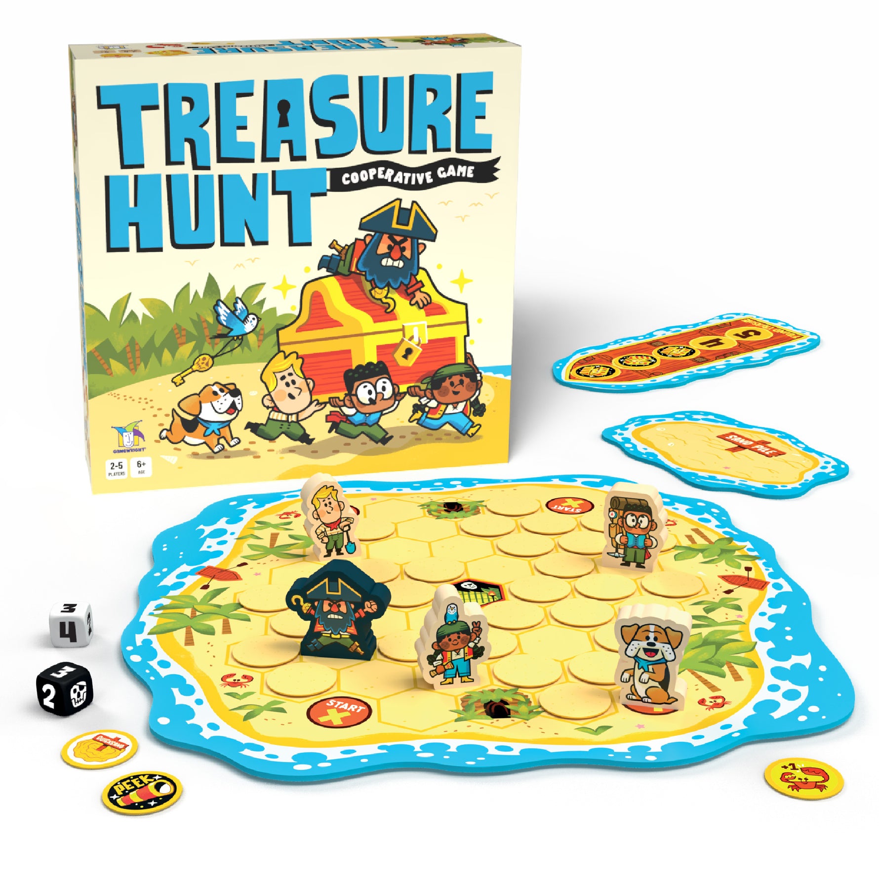 Treasure Hunt Cooperative Board Game