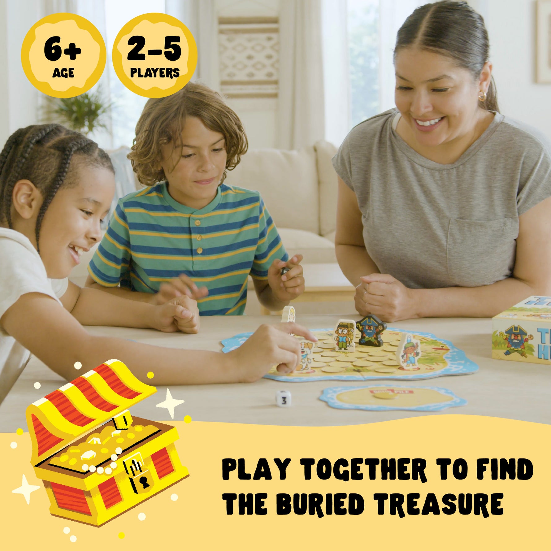 Treasure Hunt Cooperative Board Game