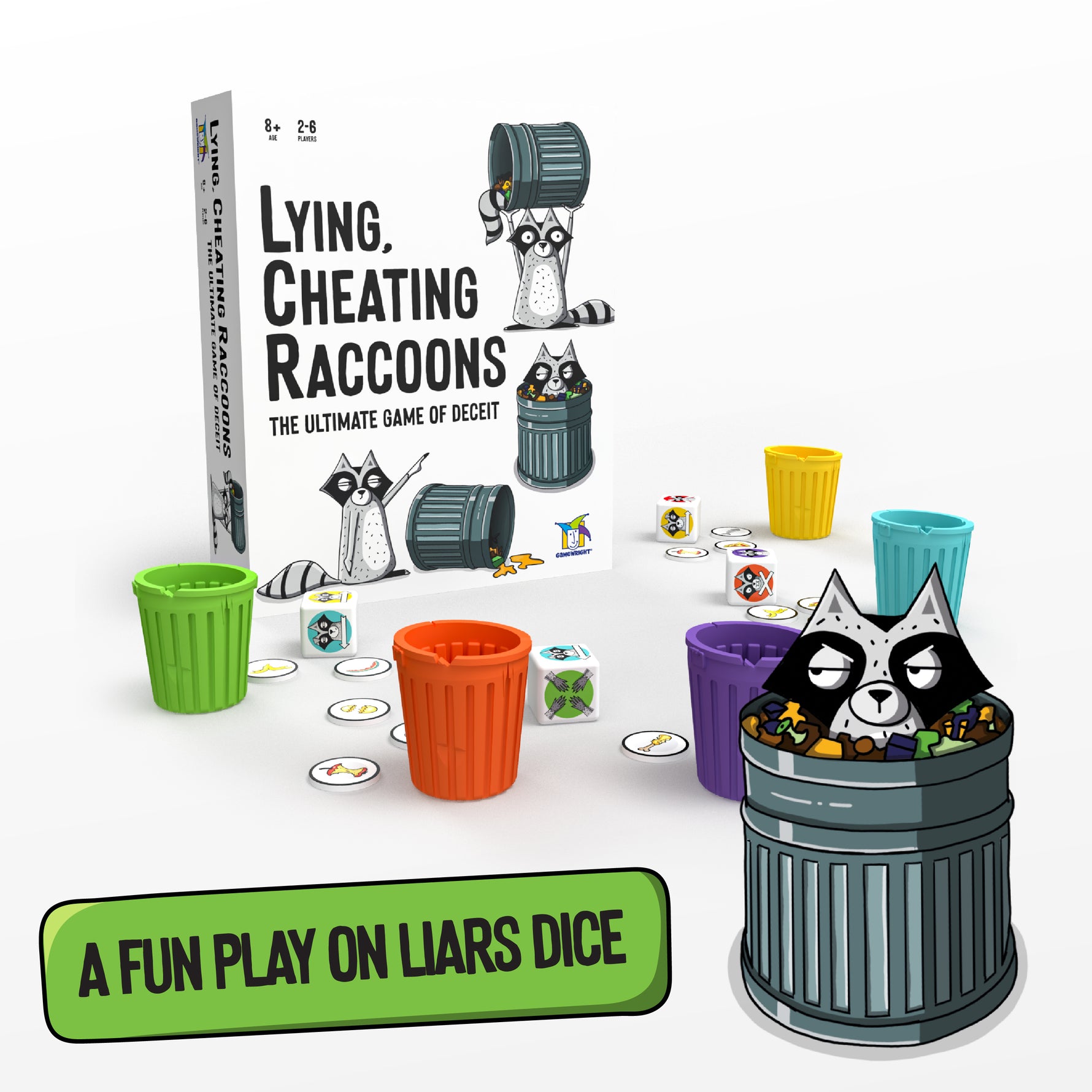 Lying, Cheating Raccoons – The Ultimate Bluffing Dice Game